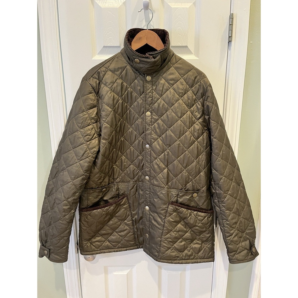Barbour 125th Anniversary Icons Liddesdale Quilt Jacket Men's XL Olive Rare Find